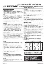 Preview for 16 page of Dunlop NET320-177D Assembly Instructions Manual