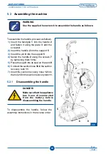 Preview for 33 page of Duplex NACECARE turbo mop DP 380 Use And Maintenance Manual