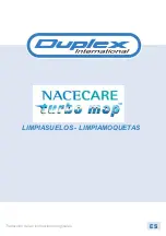 Preview for 126 page of Duplex NACECARE turbo mop DP 380 Use And Maintenance Manual