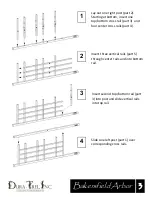 Preview for 4 page of Dura Trel Bakersfield Arbor 11197 Assembly Instructions Manual