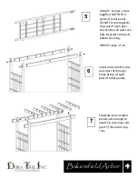 Preview for 5 page of Dura Trel Bakersfield Arbor 11197 Assembly Instructions Manual