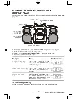 Preview for 10 page of Durabrand CD-1493 Operating Instructions Manual