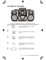 Preview for 12 page of Durabrand CD-1493 Operating Instructions Manual