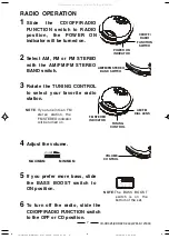 Preview for 8 page of Durabrand CD-625 Operating Instructions Manual