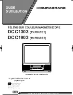 Preview for 33 page of Durabrand DCC1303 Owner'S Manual