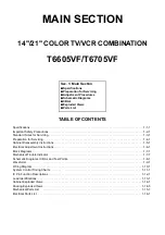 Preview for 2 page of Durabrand T6605VF Service Manual