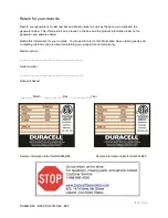 Preview for 3 page of Duracell DG66M-B62 Owner'S Manual