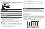 Preview for 1 page of Duracell DRMC2A Manual