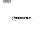 Preview for 99 page of DuraTech Industries Haybuster 1150 Operating Instructions Manual