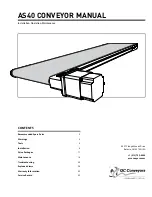 DURAVANT QC Conveyors AS40 Installation Operation & Maintenance preview