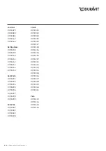 Preview for 2 page of DURAVIT 2nd floor 7X0079 Mounting Instructions