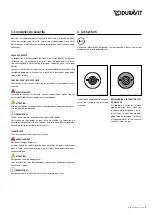 Preview for 9 page of DURAVIT D-Code 700065 Operating Instructions Manual