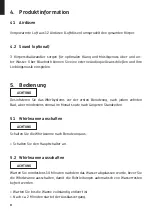 Preview for 6 page of DURAVIT DuraSquare 760426000AS0000 Operating Instructions Manual