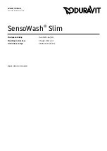 Preview for 14 page of DURAVIT SensoWash 222659 00 Series Mounting Instructions