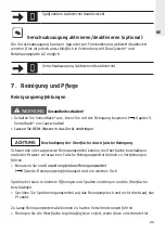 Preview for 23 page of DURAVIT SensoWash Starck f Plus Operating Instructions Manual