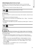 Preview for 25 page of DURAVIT SensoWash Starck f Plus Operating Instructions Manual