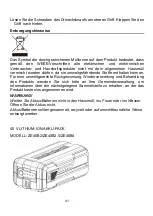 Preview for 42 page of DURHAND 845-740V90 Assembly & Instruction Manual