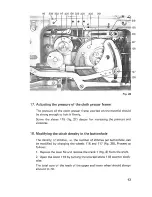 Preview for 47 page of DURKOPP ADLER 556 Instructions For Operator And Mechanics