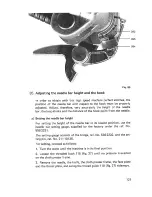 Preview for 125 page of DURKOPP ADLER 556 Instructions For Operator And Mechanics