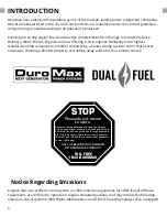 Preview for 6 page of DUROMAX DUAL FUEL XP5250EH User Manual