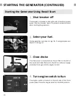 Preview for 36 page of DUROMAX DUAL FUEL XP5250EH User Manual