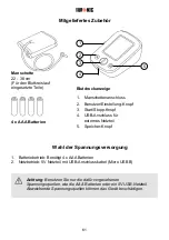 Preview for 61 page of Duronic BPM200 Manual