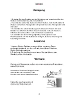 Preview for 45 page of Duronic HV052 Instruction Manual