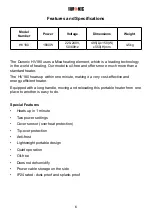 Preview for 6 page of Duronic Mica HV180 Instructions Manual