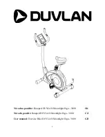 Preview for 1 page of DUVLAN Moonlight Ergo 3800 User Manual