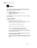 Preview for 4 page of DV Signage ViewStream 500 Manual