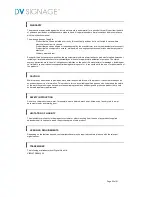 Preview for 20 page of DV Signage ViewStream 500 Manual