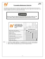 Preview for 3 page of DV Systems IS10-100120 Installation, Maintenance, And Service Data