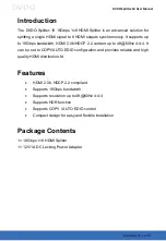 Preview for 5 page of DVDO Splitter-18 User Manual