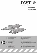 DWT GS06-27 LV Original Instructions Manual preview