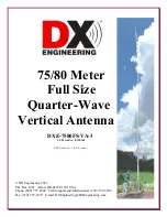 DX Engineering DXE-7580FS-VA Manual preview