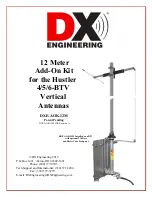 Preview for 1 page of DX Engineering DXE-AOK-12M Manual