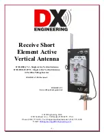 Preview for 1 page of DX Engineering DXE-AVA-3 Manual