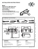 DXV Rem D3510045C Installation Instructions preview