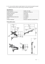 Preview for 3 page of Dyconn WA502S Instruction Manual