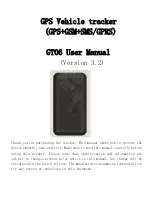 Preview for 1 page of Dyegoo GT06 User Manual