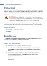 Preview for 6 page of dymax BlueWave RediCure MX-250 Emitter User Manual