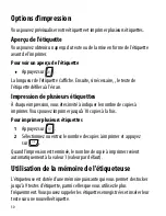 Preview for 22 page of Dymo LabelManager 360D (French) Manual D'Utilisation