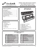 Preview for 2 page of DynaLock 2280-TJ80 Installation Instructions Manual