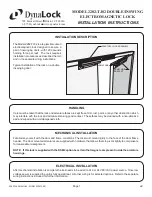 DynaLock 2282-TJ82 Installation Instructions Manual preview