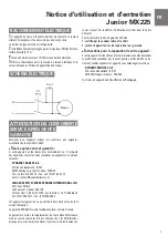 Preview for 5 page of Dynamic Junior MX225 User Manual