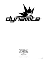 Preview for 20 page of Dynamite DYN4064 Operation Manual