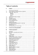 Preview for 3 page of Dynapac F1800C Operation & Maintenance Manual