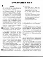 Preview for 3 page of Dynatuner FM-1 Instructions For Assembly Alignment Operation