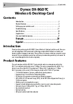 Preview for 2 page of Dynex DX-BGDTC User Manual