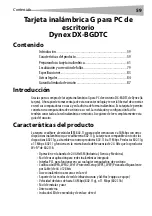 Preview for 59 page of Dynex DX-BGDTC User Manual